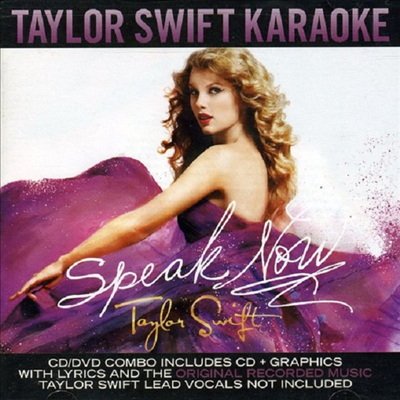 Taylor Swift - Speak Now Karaoke (CD+DVD)