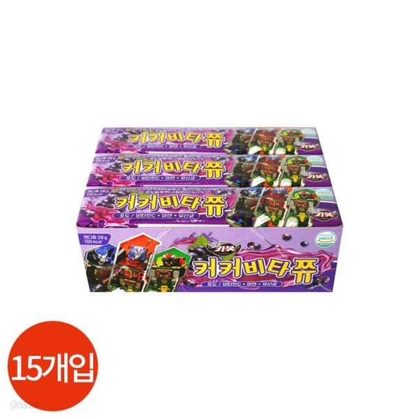 헬로카봇 커커 비타쮸 28g x 15개입