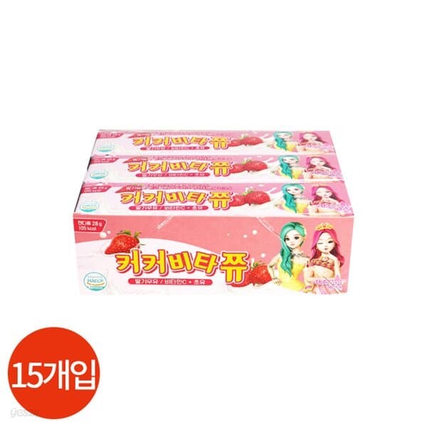 시크릿쥬쥬 커커 비타쮸 28g x 15개입