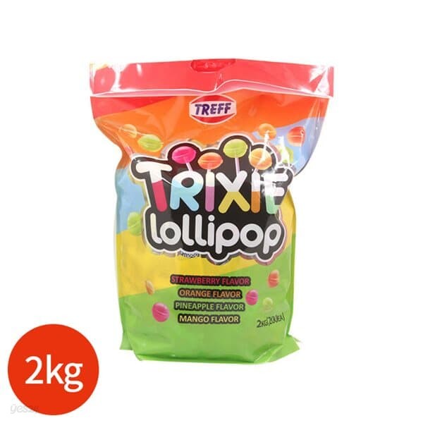 TREFF 트릭시 롤리팝 막대사탕 2kg