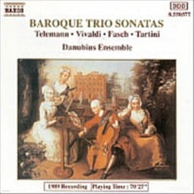 Danubius Ensemble / 바로크 삼중주 소나타 (Baroque Trio Sonatas) (수입/8550377)