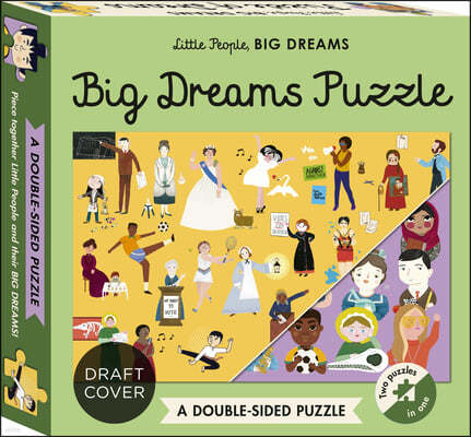 Little People, Big Dreams Puzzle: 100-Piece Double-Sided Puzzle