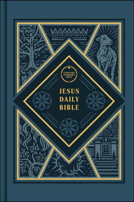 CSB Jesus Daily Bible, Hardcover: Guided Readings Showing Christ Throughout Scripture