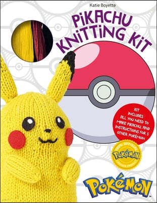 Pokémon Knitting Pikachu Kit: Kit Includes All You Need to Make Pikachu and Instructions for 5 Other Pokémon