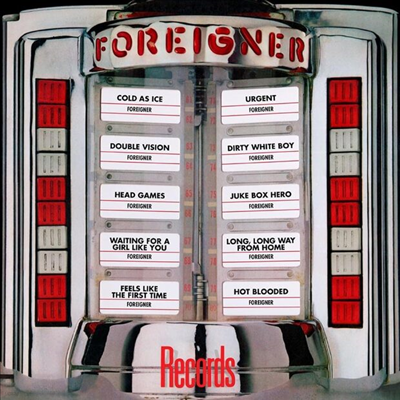 Foreigner — Records - Greatest Hits (Gatefold) 앨범 커버