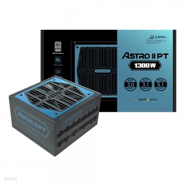 마이크로닉스 ASTRO II PT 1300W 80PLUS PLATINUM 풀모듈러 ATX 3.1