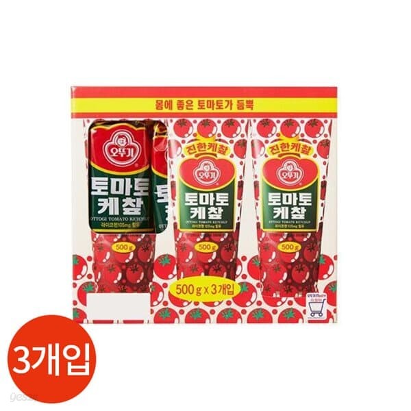 오뚜기 토마토 케찹 500g x 3개