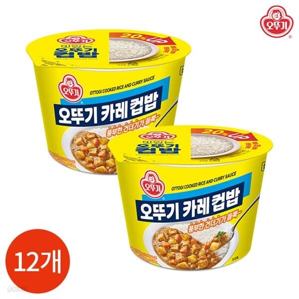 오뚜기 컵밥 카레 컵밥 320g x 12개