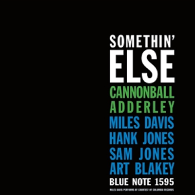 Cannonball Adderley — Somethin' Else 앨범 커버