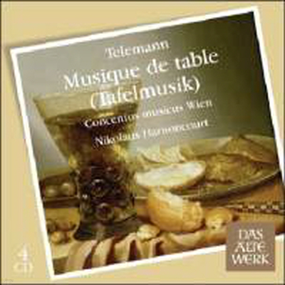 텔레만 : 식탁 음악 (Telemann : Musique de Table) (4CD) - Nikolaus Harnoncourt