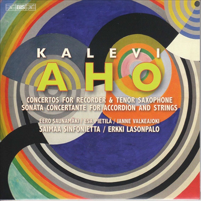 ƿ: ڴ è ɽƮ  ְ & ׳   ɽƮ  ְ (Aho: Concerto for Recorder and Chamber Orchestra & Concerto for Tenor Saxophone and Small Orchestra) (SACD