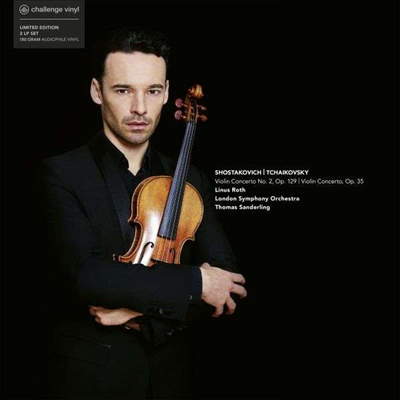 Linus Roth — 차이코프스키 & 쇼스타코비치: 바이올린 협주곡 (Tchaikovsky & Shostakovich: Violin Concertos) - Linus Roth 앨범 커버