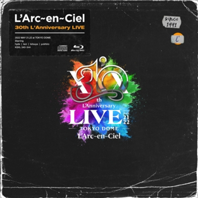 L'Arc~En~Ciel (ũ  ÿ) - 30th L'anniversary Live (2Blu-ray+2CD+Photobook+Goods) ()(Blu-ray)(2024)
