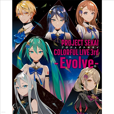 Various Artists - Project Sekai Colorful Live 3rd -Evolve- (Feat. Hatsune Miku) (3Blu-ray) (ȸ)(Blu-ray)(2024)