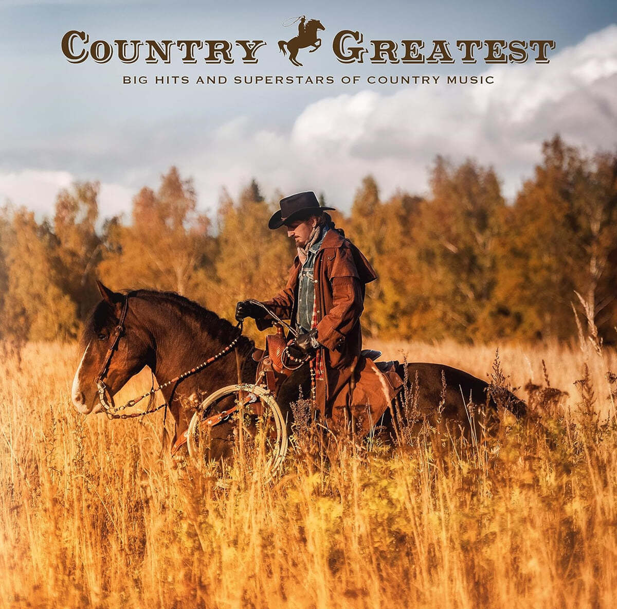 인기 컨트리음악 모음집 (Country Greatest) [옐로우 마블 컬러 LP]