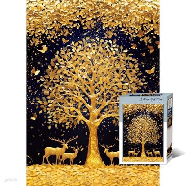 1000피스퍼즐 황금나무와 사슴 토이앤퍼즐 TPD10-1033