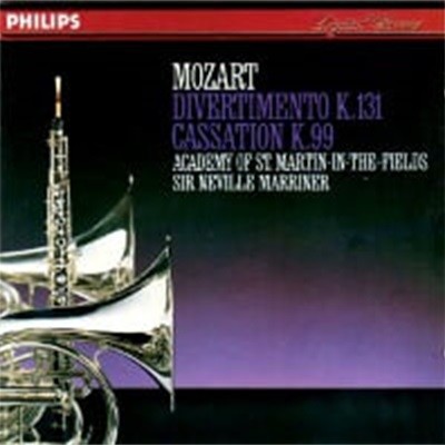 Sir Neville Marriner / Mozart : Divertimento K.131, Cassation K.99 (/4209242)