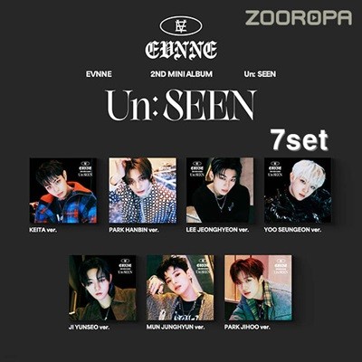 [미개봉/7종세트] EVNNE 이븐 미니앨범 2집 Un SEEN Digipack ver.