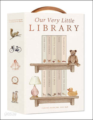 Our Very Little Library Board Book Set: A Foundational Language Vocabulary Board Book Set for Babies