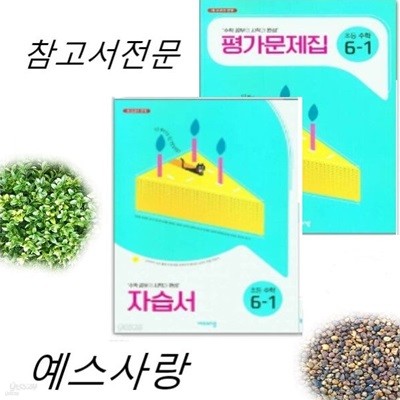 2024년 정품 - 비상 초등학교 수학 6-1 자습서 + 수학 6-1 평가문제집 (2권세트) 신항균 / 비상교육