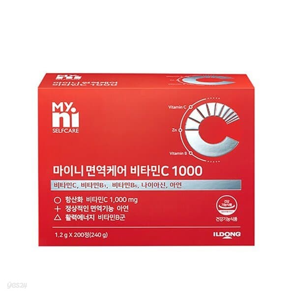 일동제약 마이니 비타민 양양제 면역 비타민C1000 1.2g 200정