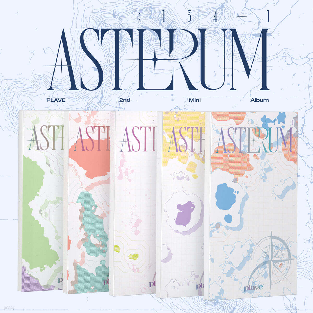 플레이브 (PLAVE) - PLAVE 2nd Mini Album ‘ASTERUM : 134-1’ [5종 SET]