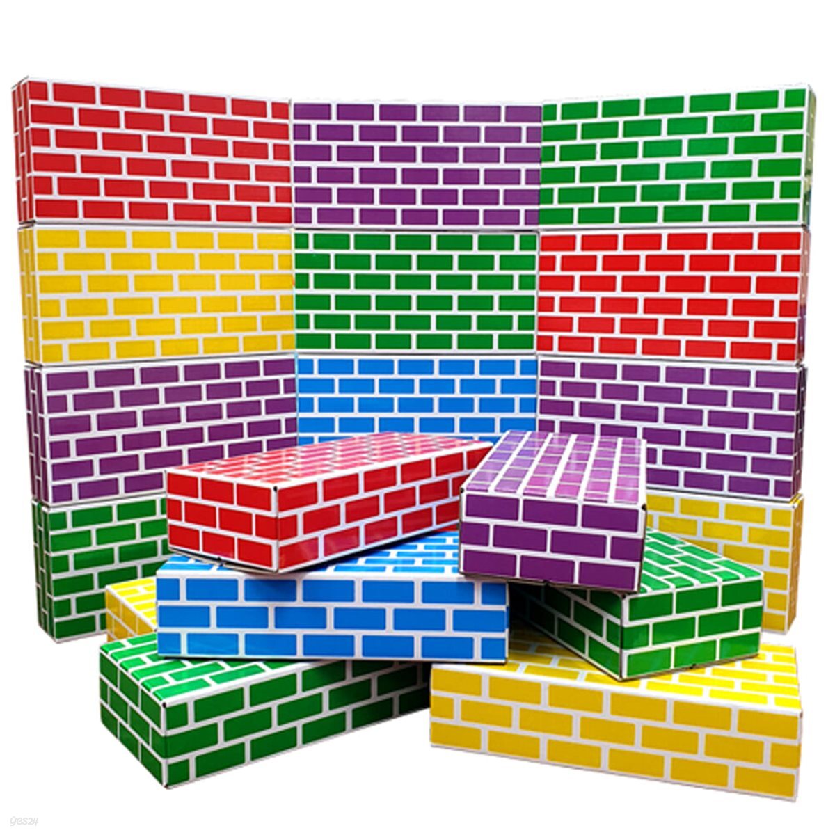 컬러 종이벽돌 50pcs