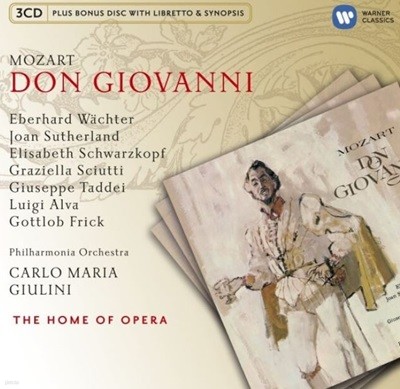 ٸ - Carlo Maria Giulini - Mozart Don Giovanni 3Cds [̰] [UK & Europe߸]