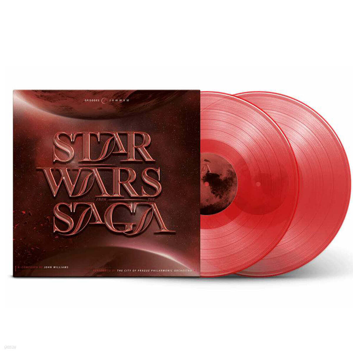 스타워즈 영화음악 6부작 베스트 모음집 (Star Wars Saga by John Williams) [레드 컬러 2LP]