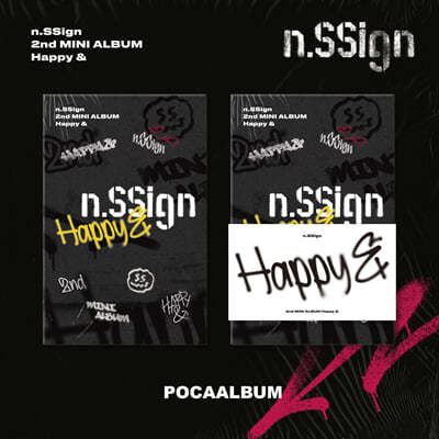 n.SSign () - 2nd MINI ALBUM 'Happy &' [POCAALBUM ver.]