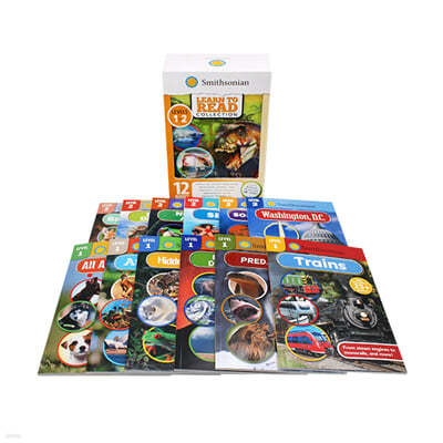 ̼ҴϾ Smithsonian Learn to Read Collection 12 Books(Levels 1 to 2) - ۺ