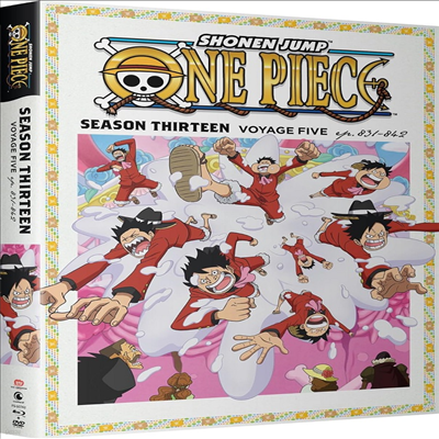 One Piece: Season Thirteen - Voyage Five (ǽ:  13 -  5)(ѱ۹ڸ)(Blu-ray + DVD)