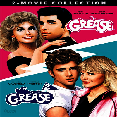 Grease (그리스) (1978) / Grease 2 (그리스 2) (1982)(지역코드1)(한글무자막)(DVD)