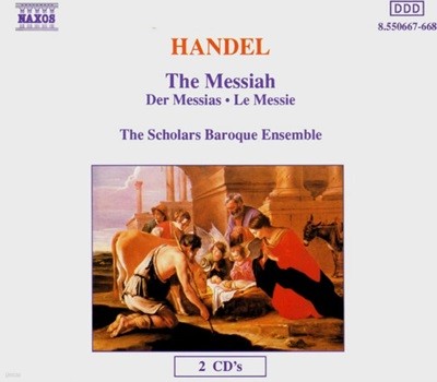 Handel : The Messiah - The Scholars Baroque Ensemble (2CD)(Sweden발매)