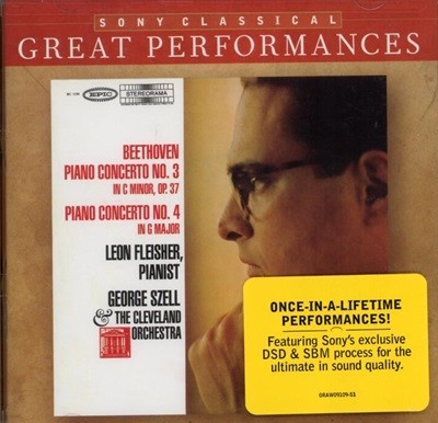 Beethoven :  Piano Concertos Nos. 3 & 4 - ö̼ (Leon Fleisher),   (George Szell)(US߸)(̰)