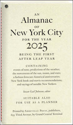 An Almanac of New York City for the Year 2025