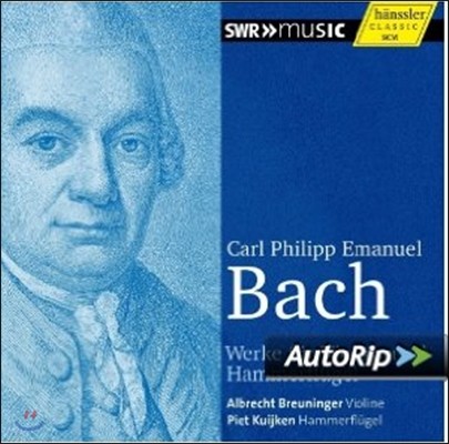 Albrecht Breuninger Į ʸ  : ̿ø ǾƳ븦  ǰ (C.P.E.Bach : Works For Violin And Pianoforte)
