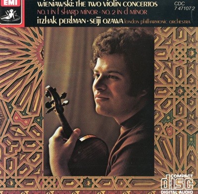 이차크 펄만 - Itzhak Perlman - Wieniawski The Two Violin Concertos [일본발매]