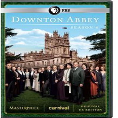 Masterpiece: Downton Abbey Season 4 (ٿư ֺ  4) (U.K. Edition) (2013) (ڵ1)(ѱ۹ڸ)(3DVD Boxset)