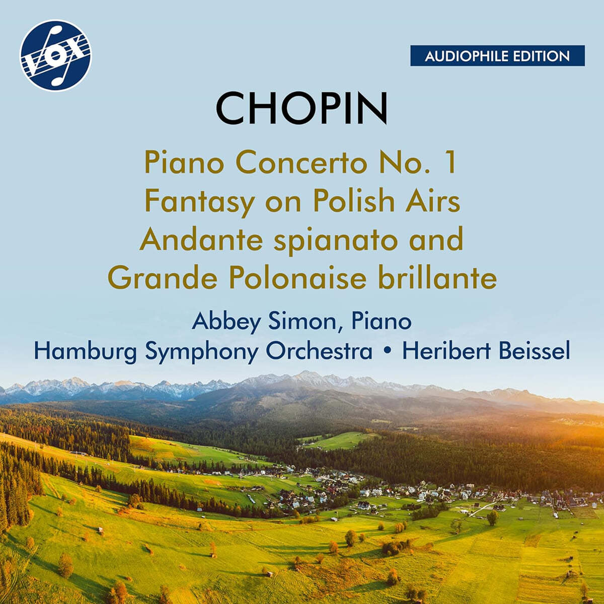 Abbey Simon 쇼팽: 피아노 협주곡 1번, 폴란드 노래에 의한 환상곡 외 (Chopin)
