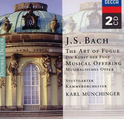 칼 뮌힝거 - Karl Munchinger - Bach The Art Of Fugue , Musical Offering 2Cds [E.U발매]