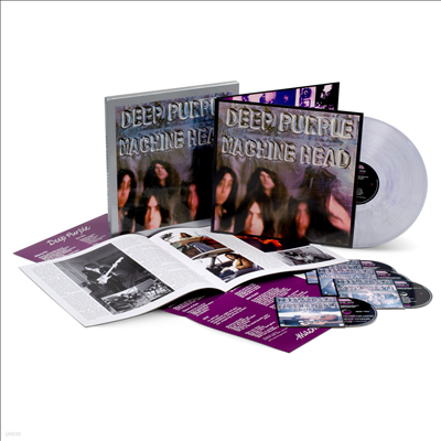 Deep Purple - Machine Head (50th Anniversary Edition)(Super Deluxe Edition)(Colored LP+3CD+Blu-ray Box Set)