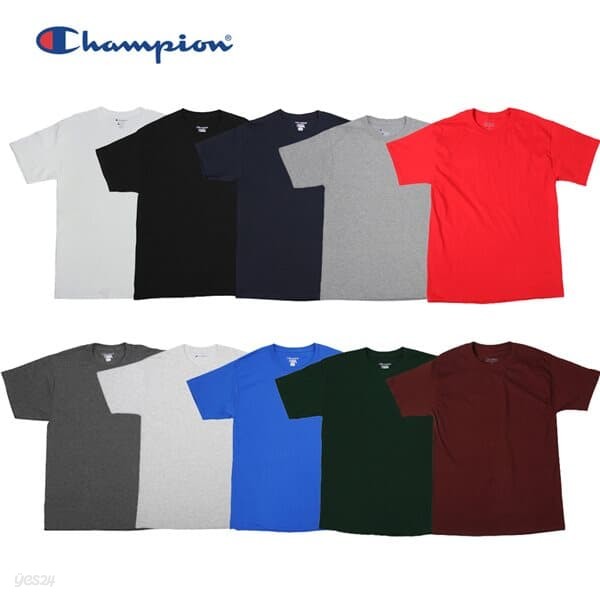 교복몰 (CHAMPION) 챔피온 남녀공용 로고 반팔 티셔츠