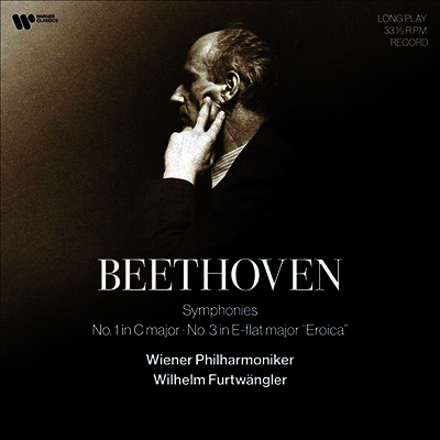 Wilhelm Furtwangler — 베토벤: 교향곡 1 & 3번 '영웅' (Beethoven: Symphonies Nos. 1 & 3 'Eroica') - Wilhelm Furtwangler 앨범 커버