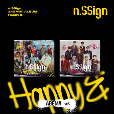 n.SSign (엔싸인) - 2nd MINI ALBUM 'Happy &' [ABEMA #1 ver.]