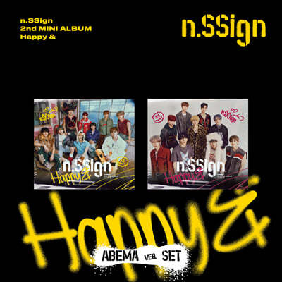 n.SSign () - 2nd MINI ALBUM 'Happy &' [2 SET]