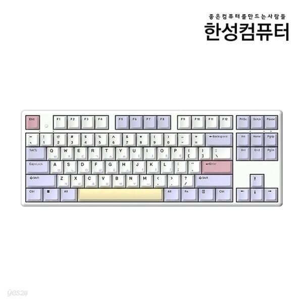 한성컴퓨터GK893B PRO 염료승화 유무선 무접점 (Purple Heart)