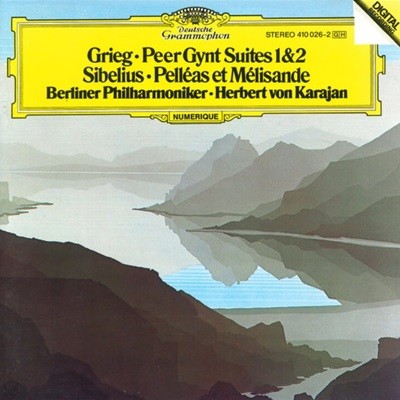 Grieg ,Sibelius : Peer Gynt Suites 1 & 2 - 카라얀 (Karajan)(독일발매)