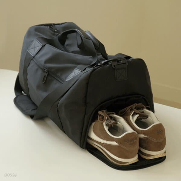 신발 수납 보스턴백 캐리어 결합 여행용 보조 가방