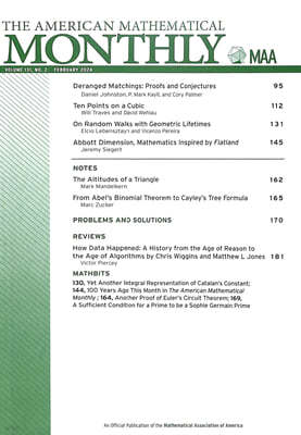 The American Mathematical Monthly () : 20242   